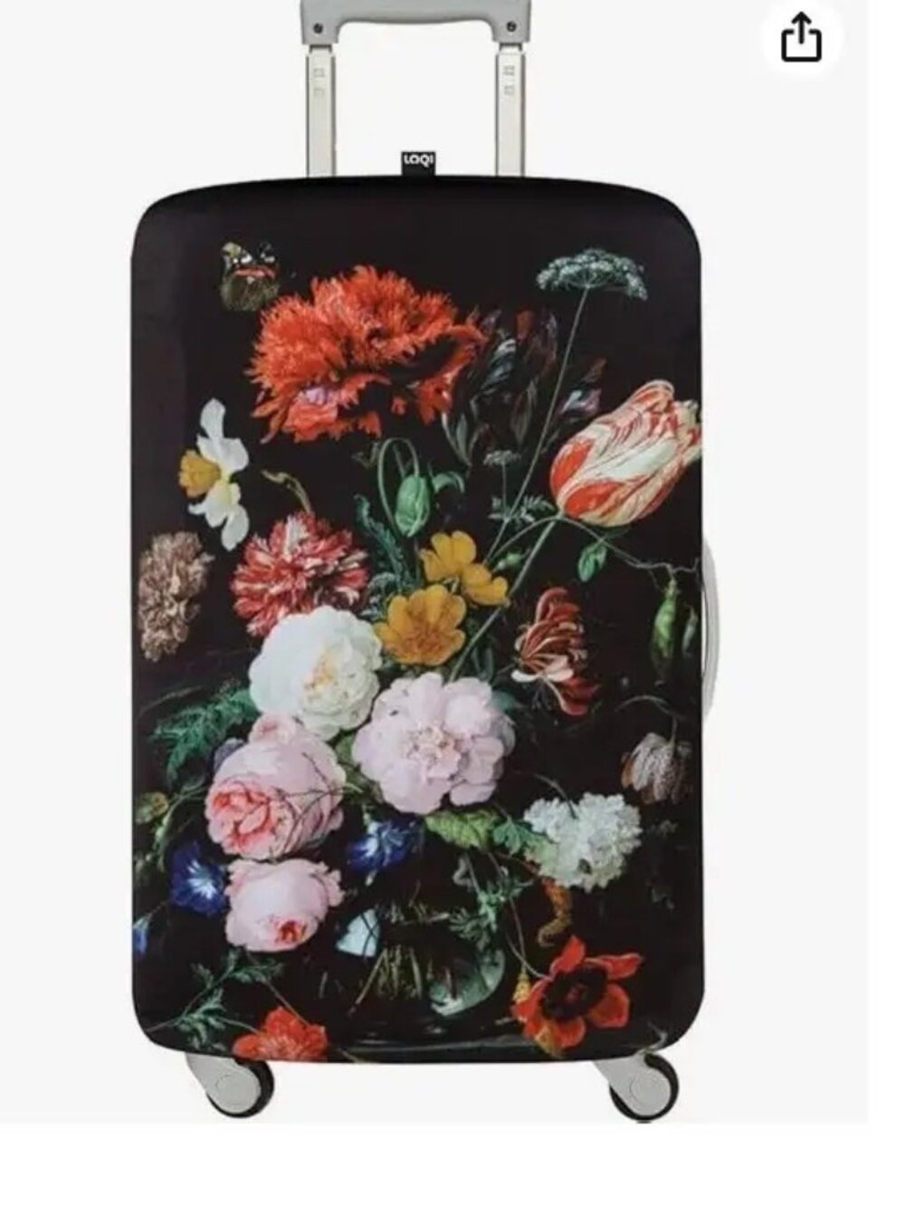 Floral Suitcase Cover Medium